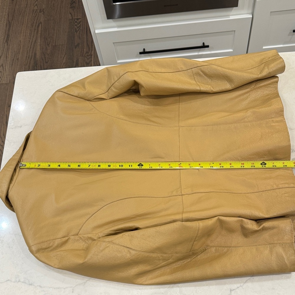 Tan Women's Jacket - Picture 9 of 9